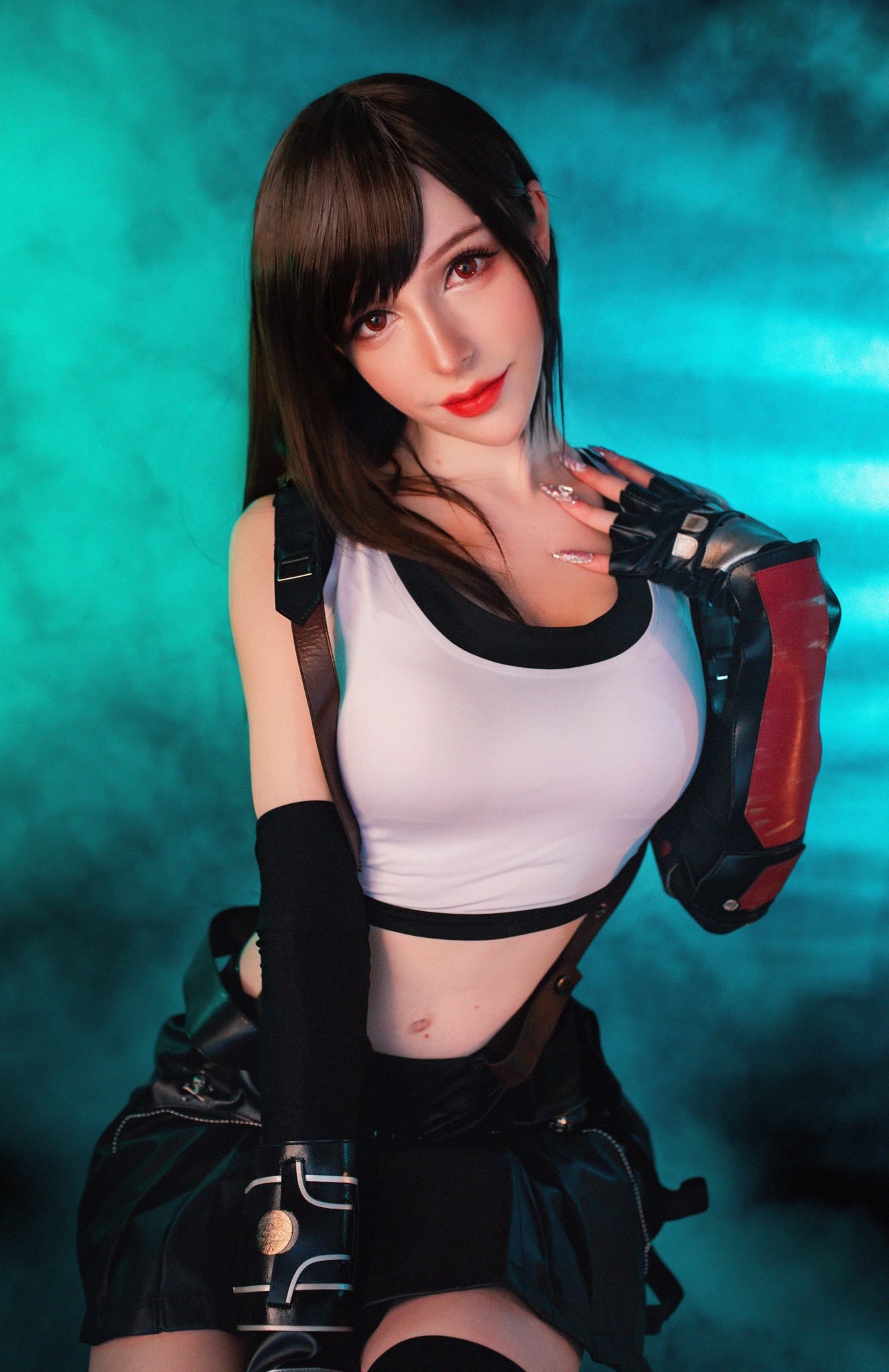 澳大利亚正妹Coser《Katyuska Moonfox》蒂法图太惊艳了！